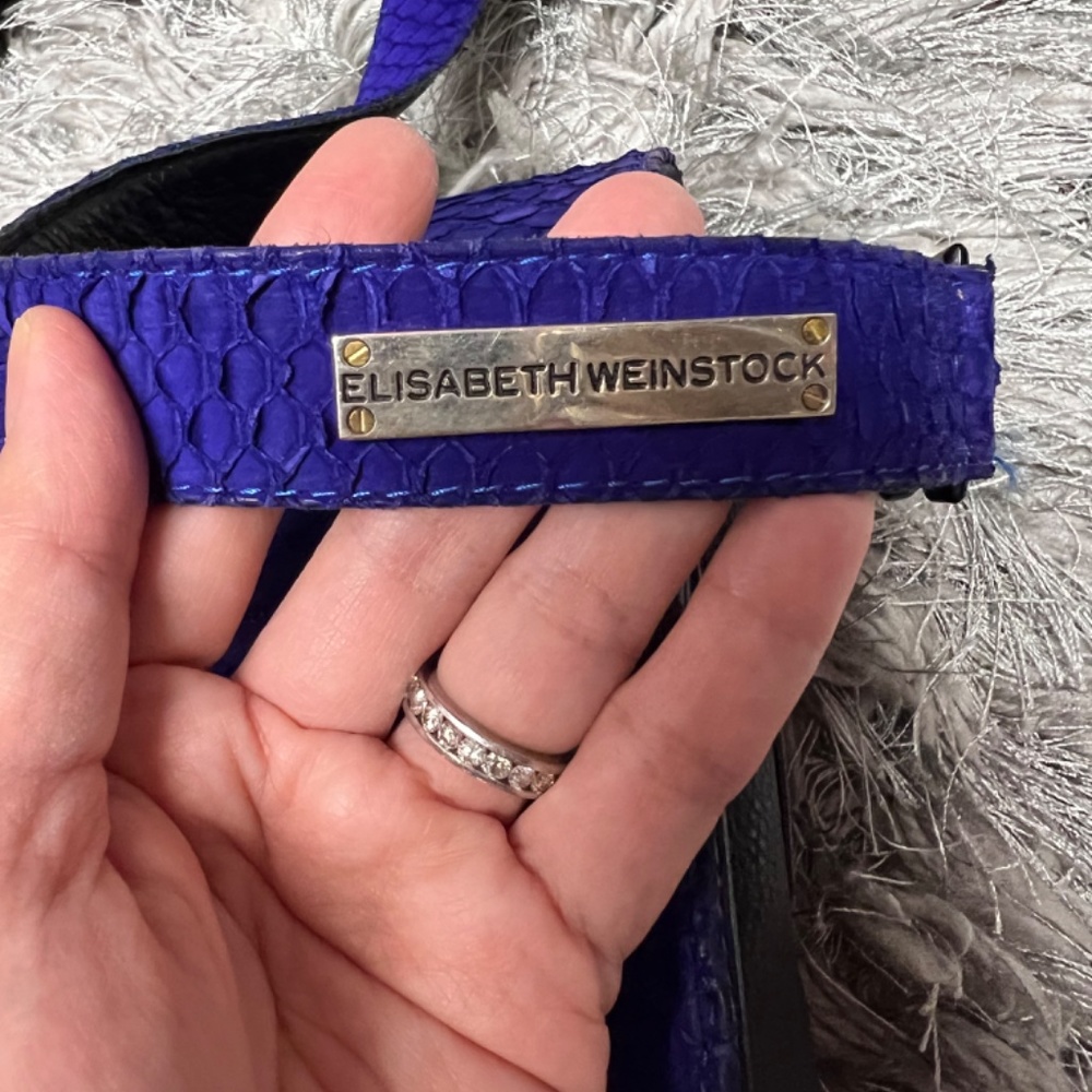 100% Authentic Python Elisabeth Weinstock Crossbo… - image 5